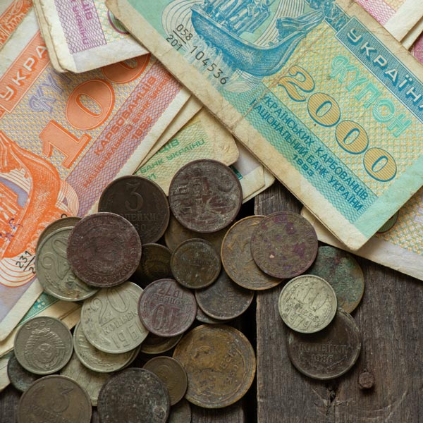 old coins and currency